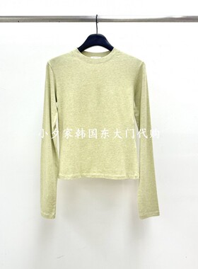 一件包邮 小夕韩国东大门代购 WEAUE SELVAGE 26秋女时尚长袖T恤