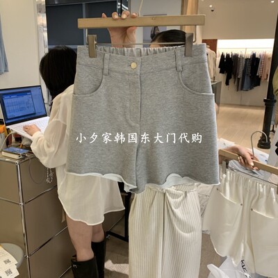 一件包邮 小夕韩国东大门代购W AND J 26年夏季新款女装 休闲短裤
