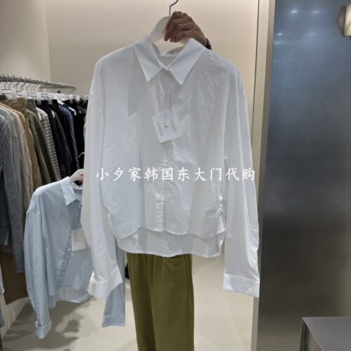 一件包邮 小夕韩国东大门代购ALTER 26秋款女装新品 纯色衬衫