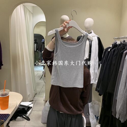 一件包邮 小夕韩国东大门代购BROCCOLISALAD26秋女装时尚吊带背心