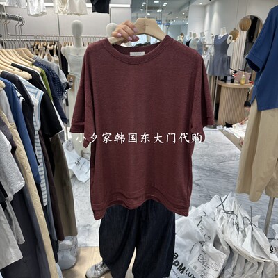 一件包邮 小夕韩国东大门代购REVE-L 26夏款女装新品圆领 短袖T恤