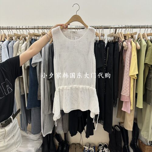 一件包邮 小夕韩国东大门代购 DELIGHT-L26夏款女装气质 吊带背心
