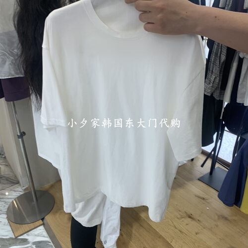 一件包邮 小夕韩国东大门代购 FLAT26夏款女装新品纯色 短袖T恤