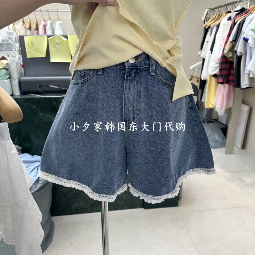 一件包邮 小夕韩国东大门代购 FORMING-P26夏款新品女装牛仔短裤