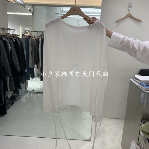 一件包邮 小夕韩国东大门代购 FLAUNT 26秋季女装时尚新款长袖T恤