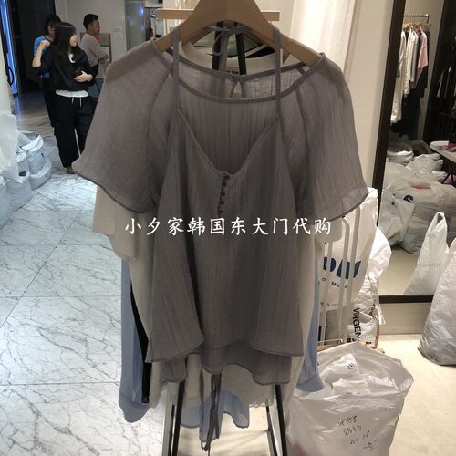 一件包邮 小夕韩国东大门代购RAWROW26夏款女装新品 短袖T恤
