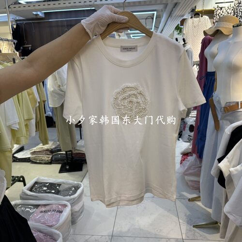 一件包邮 小夕韩国东大门代购 COCO HOLIC26夏女装新品短袖 T恤