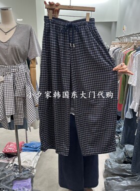 一件包邮 小夕韩国东大门代购PART3 26夏款新品女收腰抽绳休闲裤