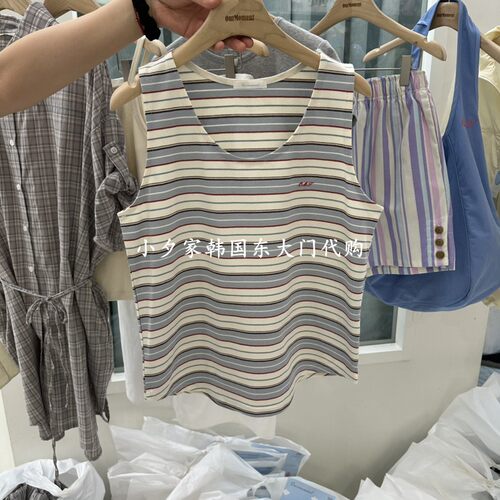 一件包邮 小夕韩国东大门代购OURMOMENT 26夏款女装 吊带背心