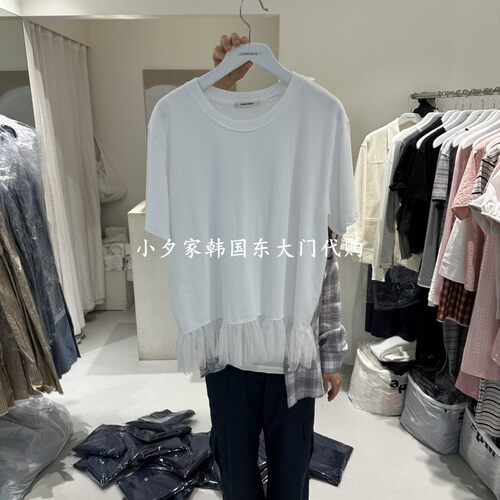 一件包邮 小夕韩国东大门代购LORING RE I 26夏款女装新品短袖T恤