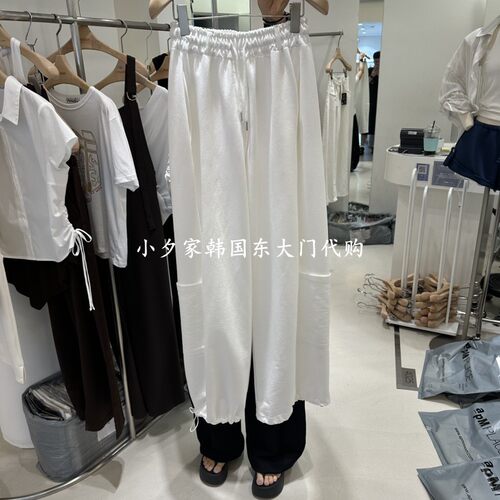 一件包邮 小夕韩国东大门代购RENDER 26夏款新品女装松紧腰休闲裤