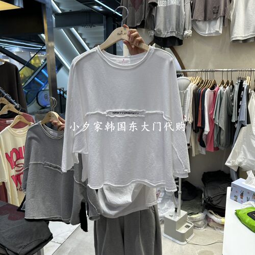 一件包邮 小夕韩国东大门代购REPLAY 26秋季女新百搭短袖T恤