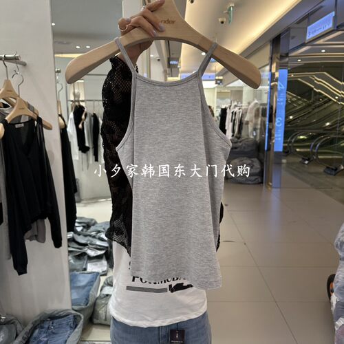 一件包邮 小夕韩国东大门代购RENDER 26夏款女装 细肩带吊带背心