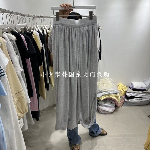 一件包邮 小夕韩国东大门代购INNI 26夏款新品女装时尚松紧长裙