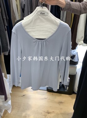 一件包邮 小夕韩国东大门代购 FLAT 26秋季女装时尚新长袖T恤