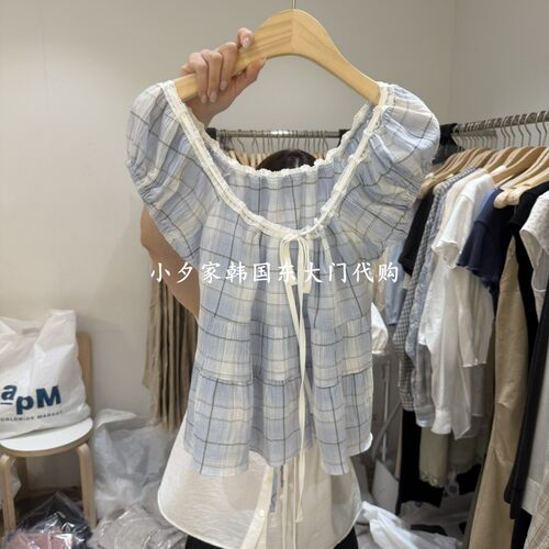 一件包邮 小夕韩国东大门代购FOREST 26夏款女装衬衫 吊带背心