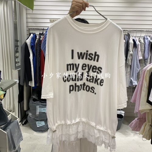 一件包邮 小夕韩国东大门代购BRICKLANE 26夏女装新品字母短袖T恤