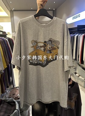 一件包邮 小夕韩国东大门代购CREDITO 26秋女装时尚新款短袖T恤