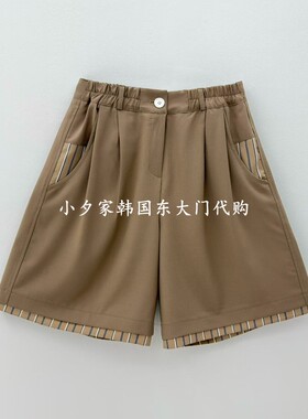 一件包邮 小夕韩国东大门代购RUMBA 26年新品夏女装时尚休闲短裤
