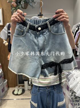 一件包邮 小夕韩国东大门代购MARI CO 26夏款新品女装牛仔短裤