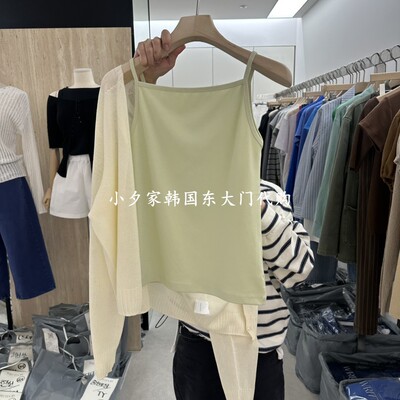 一件包邮 小夕韩国东大门代购 WRITTEN BY26夏女装新品 吊带背心