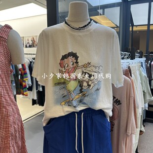 一件包邮 小夕韩国东大门代购LE ETOILE 26夏款女装新品 短袖T恤