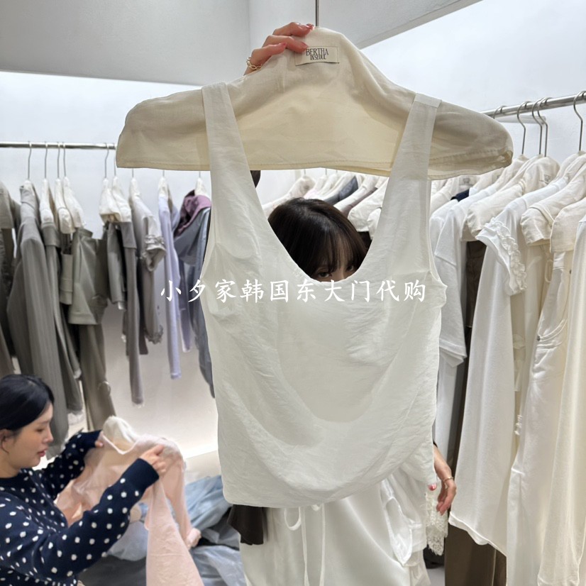 一件包邮 小夕韩国东大门代购BERTHA 26秋款女新时尚吊带背心图片