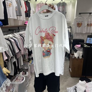 一件包邮 小夕韩国东大门代购EVE 26夏季新品女装韩系宽松短袖T恤