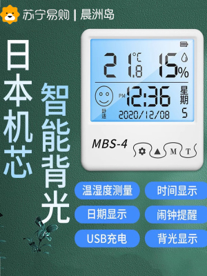 温度计高精准度室内温湿度家用干湿显示器婴儿房室温电子数显2084