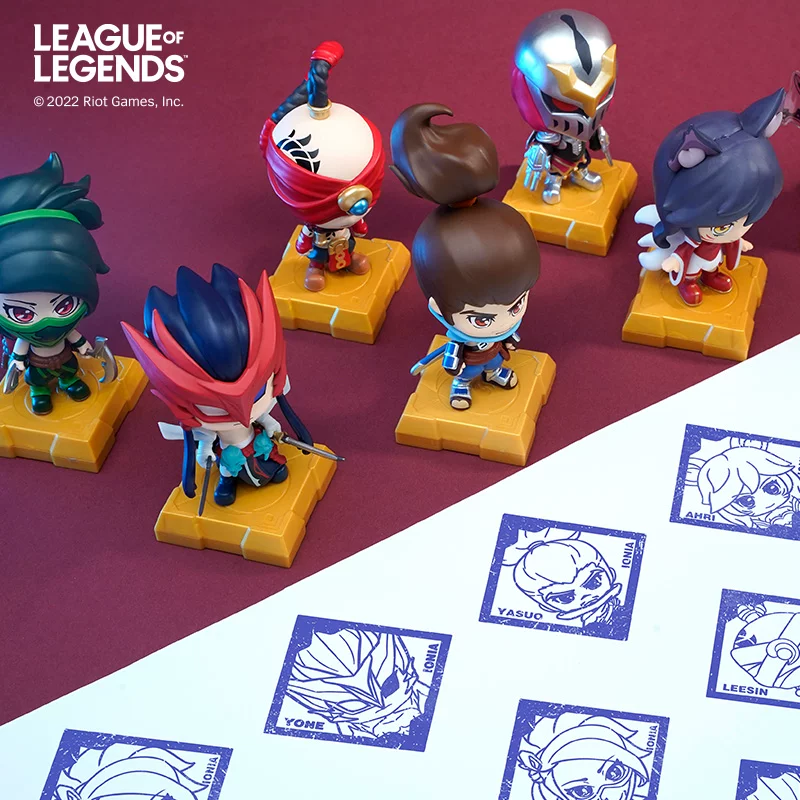 Подлинная Лига Легенд кукла печать ручной работы загадочный бокс lol Azu меч сестра Ли Циньясо персонаж украшение 1981