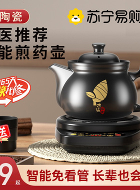 煎药壶全自动中药电煎壶熬药煲罐中医养生专用砂锅家用大容量3957