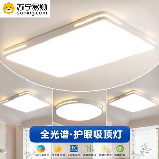 客厅主灯大灯现代简约大气全光谱护眼超薄led吸顶灯全屋灯具2419