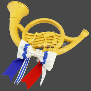 雪初音2020 圆号 号角喇叭COSPLAY道具定做 miku初音COS道具