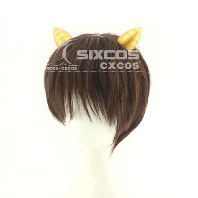 小鬼头饰角 鬼怪角头饰 福星小子 拉姆Lum COS配件道具定做