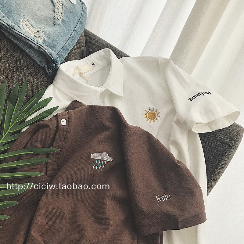 ´øÁì¶ÌÐätÐôÅ®insСÇåÐÂÈíÃÿíËÉÇéÂÂѧÉú·Áìt-shirt±£ÂÞpoloÉÀ
