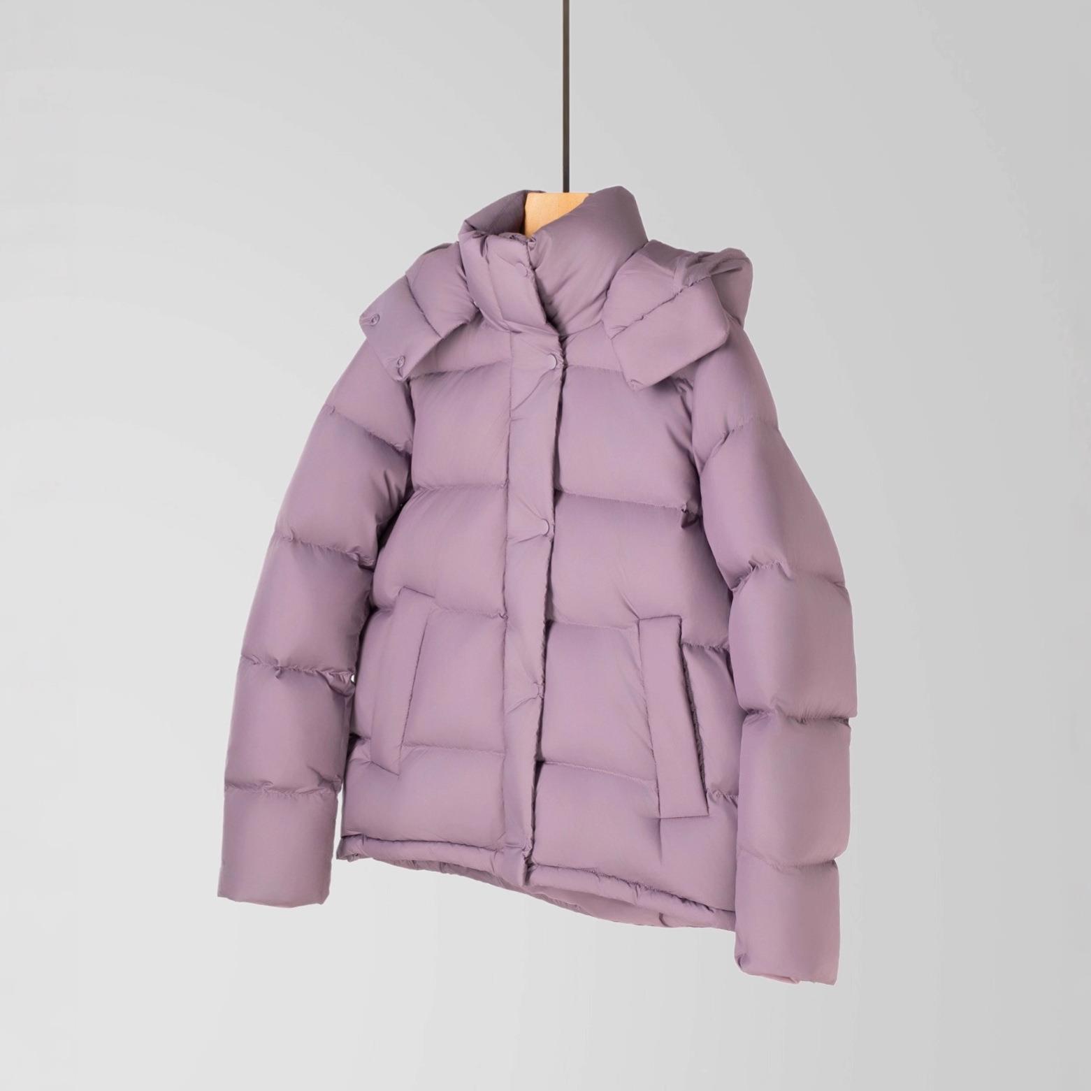 【Highline系列】lu经典~四格五格90白鸭绒羽绒服冬女G102119