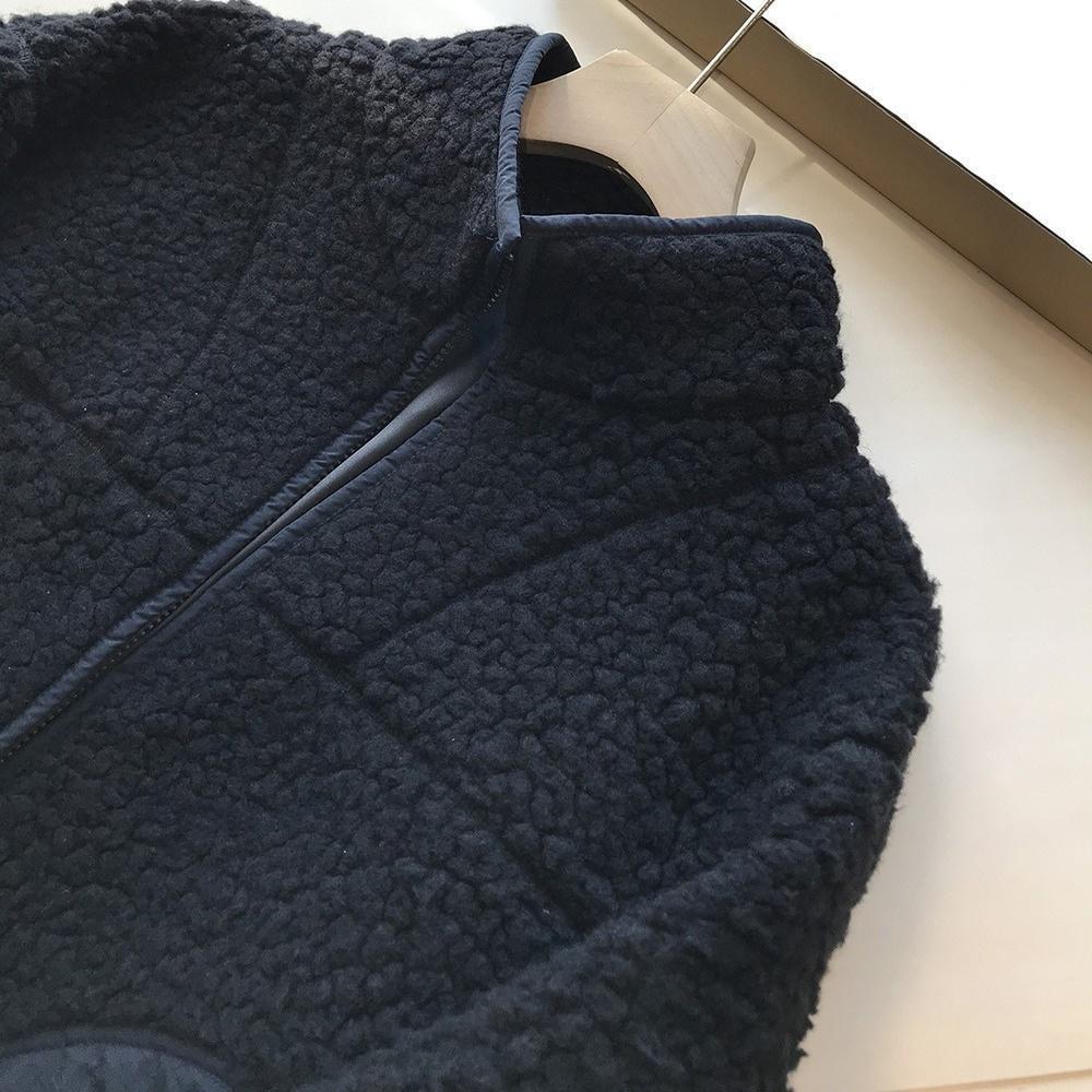 有辨识度的圈圈毛~时髦的很有态度泰迪羊毛立领羊羔毛外套G103029