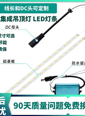 面板集成吊顶LED平板灯灯条300灯带600灯条集成吊顶灯450光源浴霸
