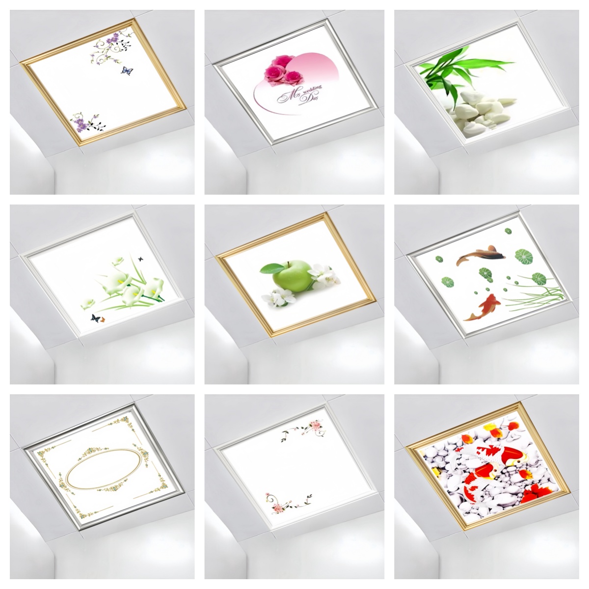 集成吊顶铝扣板嵌入式led厨卫灯