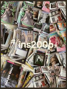 铜版 KIMU 一大包200张入 ins杂志合集包 书写纸混合搭配 素材