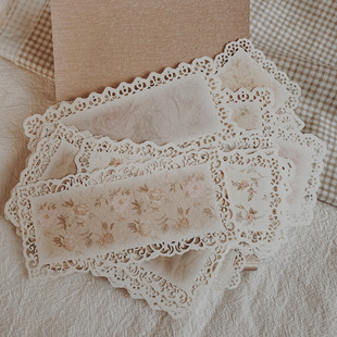 KIMU 素材 | 晚安肆意 蕾丝包轻复古异形便签 手账拼贴国产分装