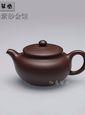 紫泥茶壶160cc 【古韵】名家全手工朱勤勇 徒弟 余波宜兴紫砂壶