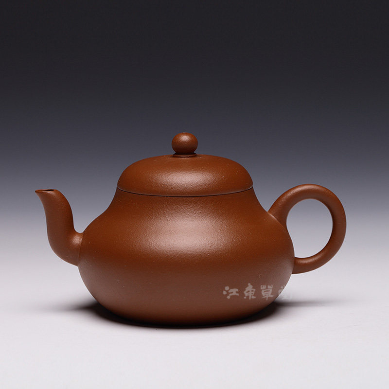 吴界明徒弟原矿朱泥180cc茶壶茶具钱丽君【君德】宜兴紫砂壶名家