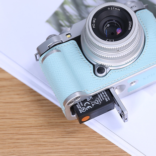 富士XM5保护套相机包底座配件真皮套壳手柄