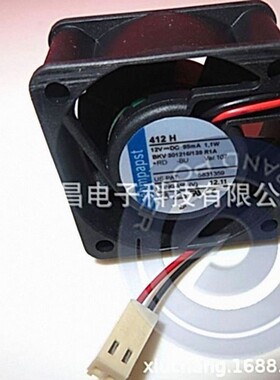 412H 原装正品德国ebmpapst 12V 130MA 1.6W 40*40*20MM轴流风扇
