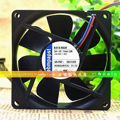 德国PAPST 24V 8025散热风扇TYP 8414HR/NGH/NGM/NH/NHR 8414N/2G