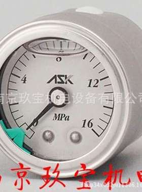 OPG-AT-G1/4-60x6MPa日本ASK油压表南京销售SR06309D-A2