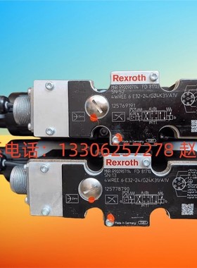 德国Rexroth力士乐比例阀4WRA6W1-30-2X/G24K31/A1 E61 E6E E10W