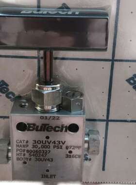 供应BuTech 30UV43V高压阀HBM   1-C2/500N 扭环式称重传感器库存