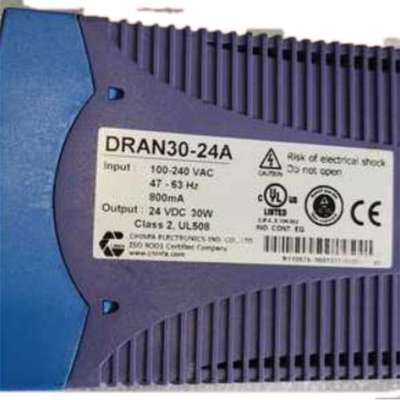 CHINFA dran30-24  1.25A 24VDC 30W导轨电源全新现货